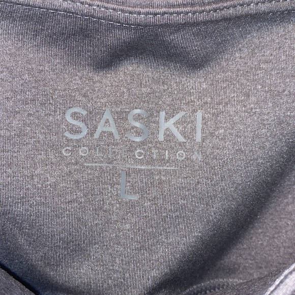 SASKI - grey high rise bike shorts L - Picture 5 of 9